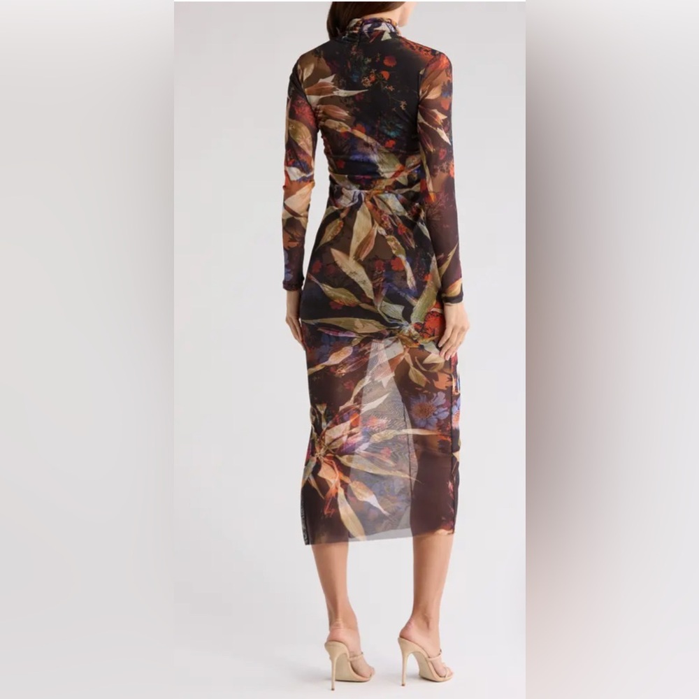 ALLSAINTS collection Sheer Long Sleeve Mesh Dress - Picture 2 of 13
